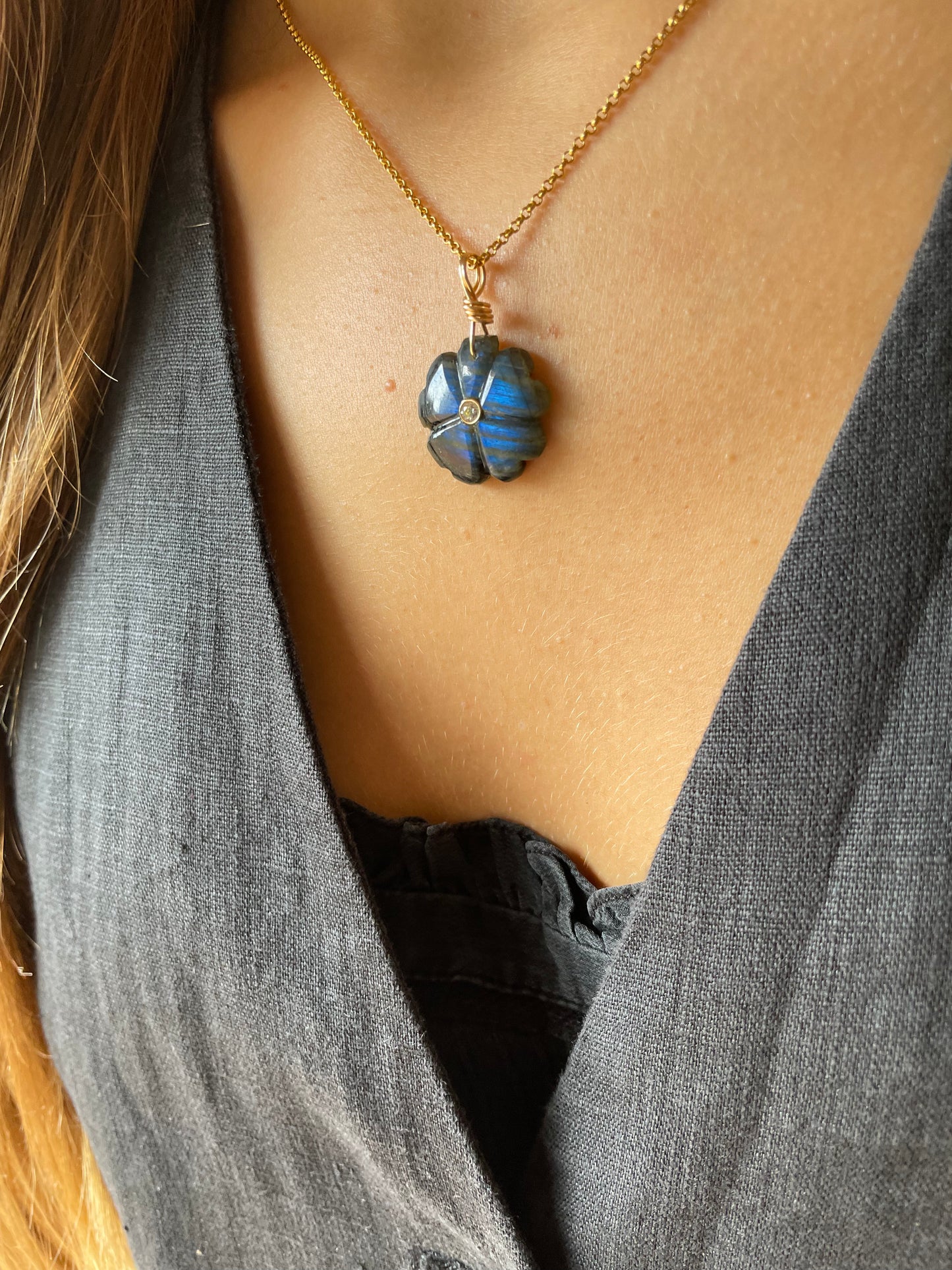Fortunato Labradorite Pendant