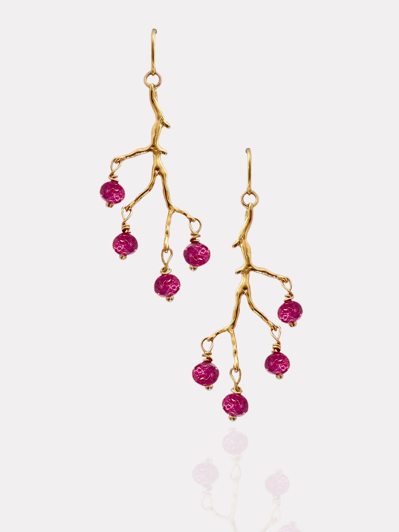 Ruby Amulette Earrings