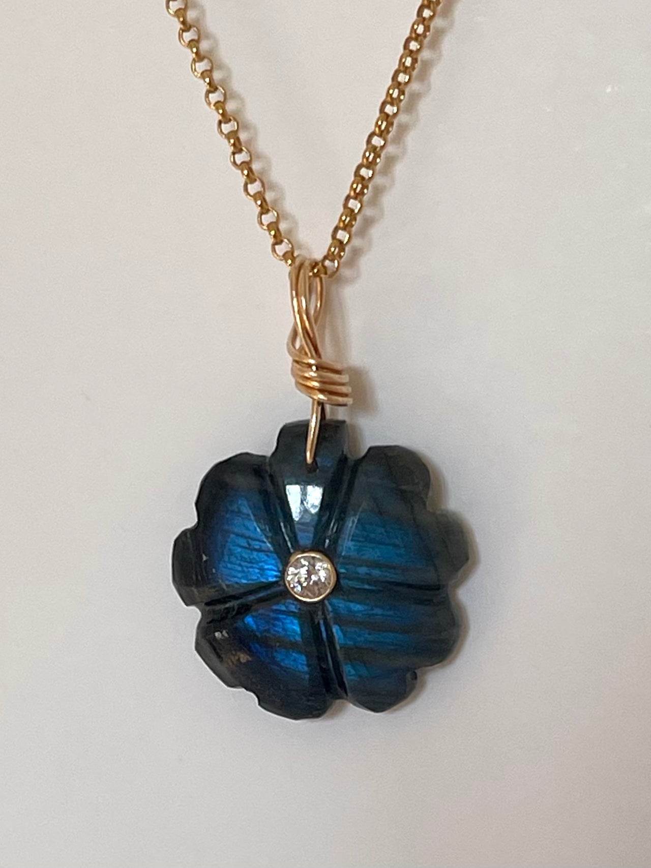 Fortunato Labradorite Necklace