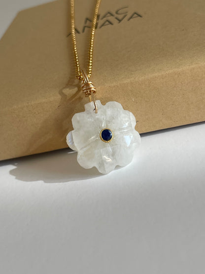 Fortunato Rainbow Moonstone Necklace