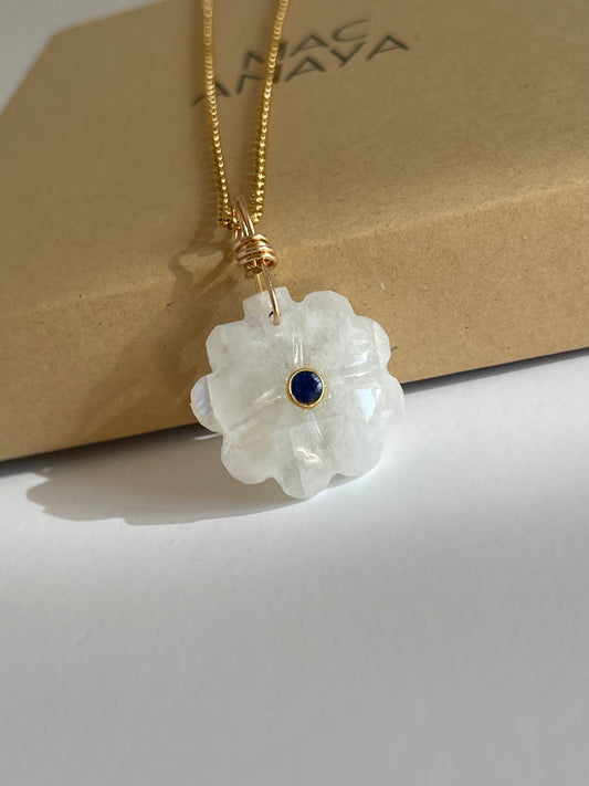 Fortunato Rainbow Moonstone Necklace