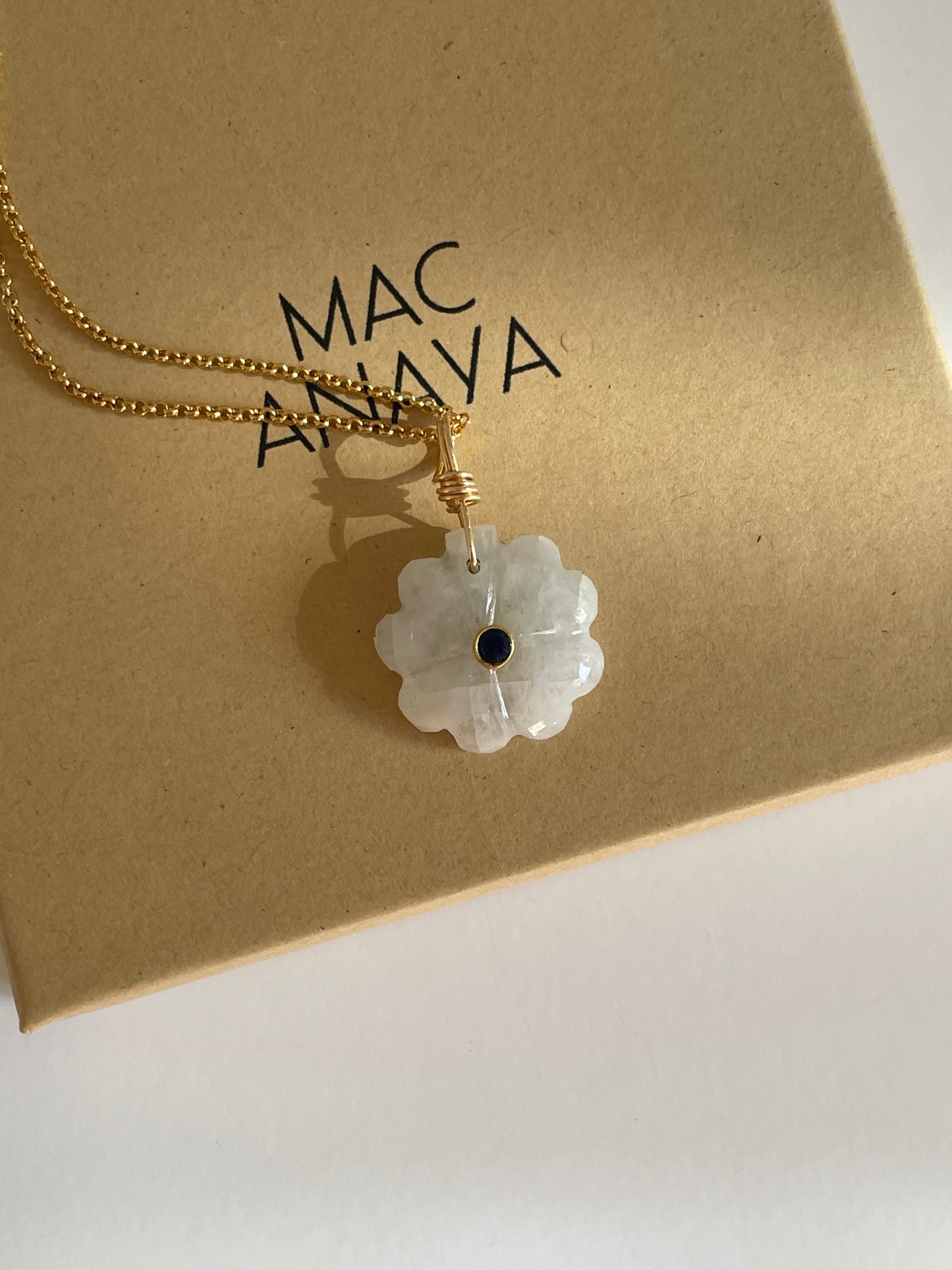 Fortunato Rainbow Moonstone Necklace
