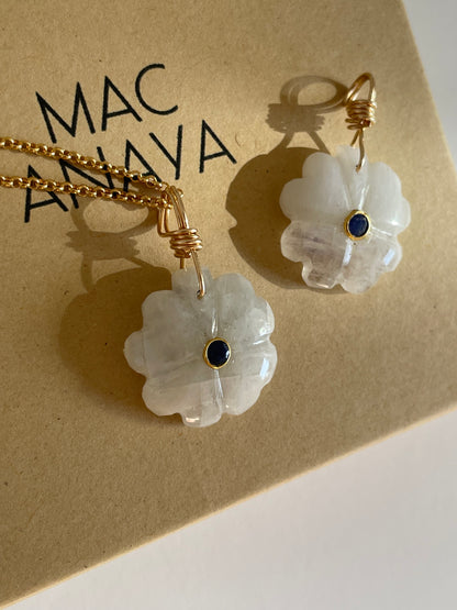 Fortunato Rainbow Moonstone Necklace