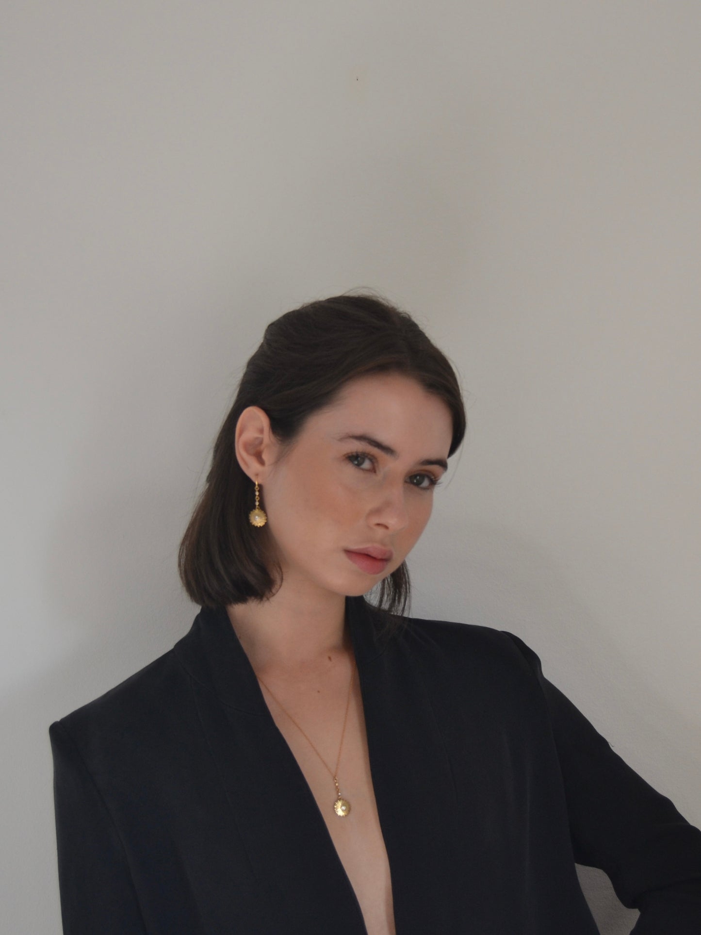 Pendientes Baby Sun Gold