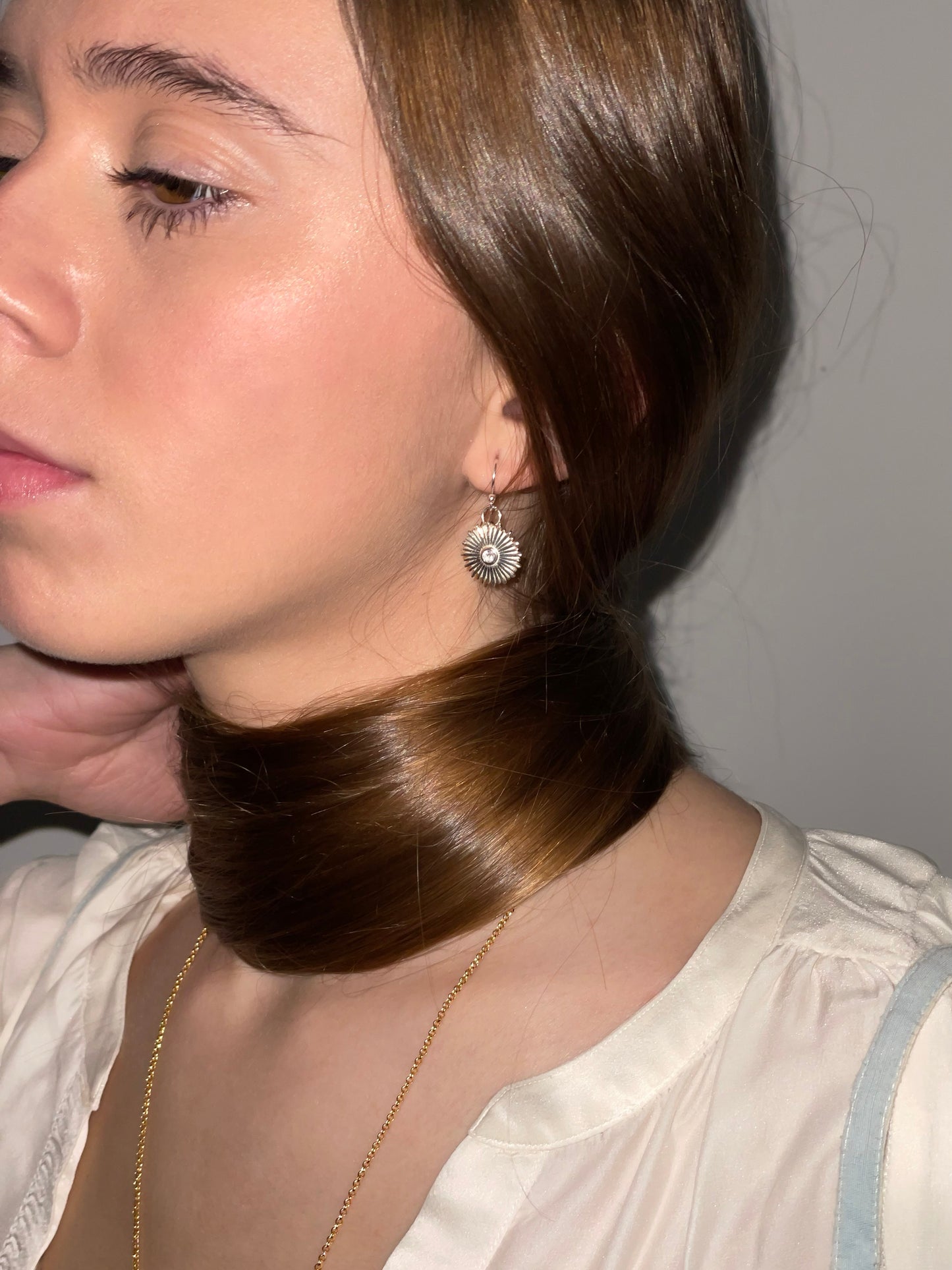 Pendientes Baby Sun Plata 925