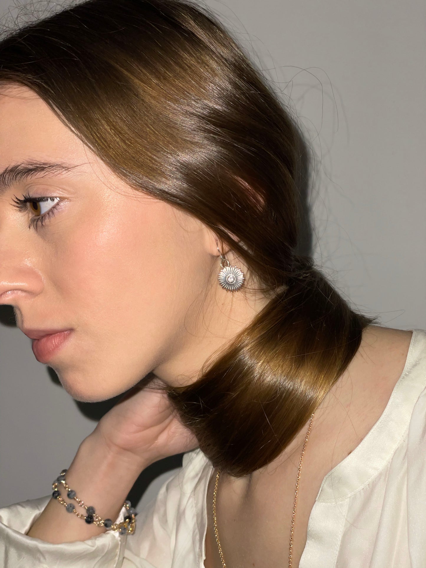 Pendientes Baby Sun Plata 925