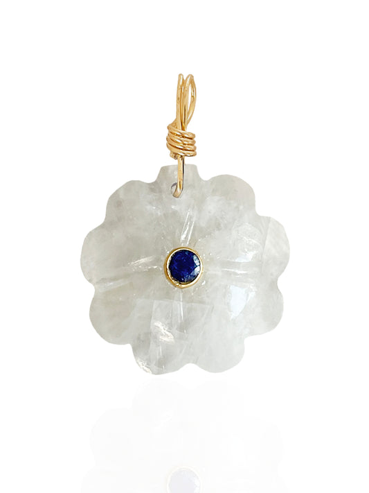 Colgante Fortunato Piedra Luna Iridiscente - Sodalita