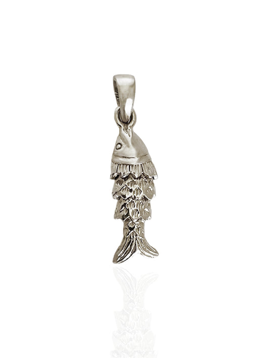 Silver Poisson Pendant