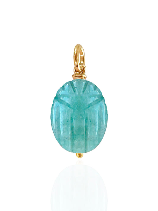 Colgante Escarabajo Amazonita