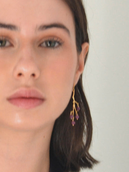 Pendientes Amulette Rubí