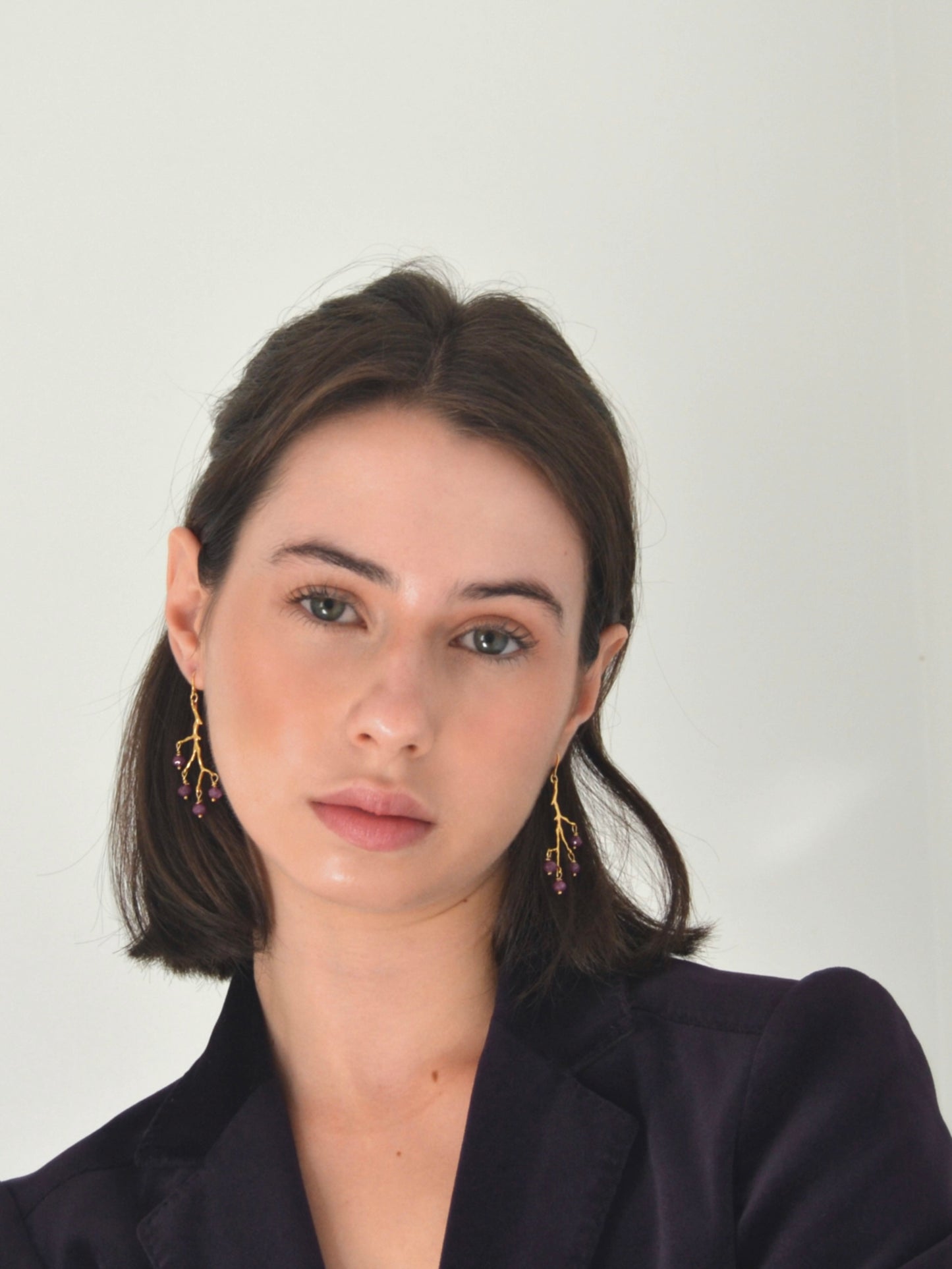 Pendientes Amulette Rubí