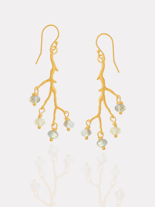 Labradorite Amulette Earrings