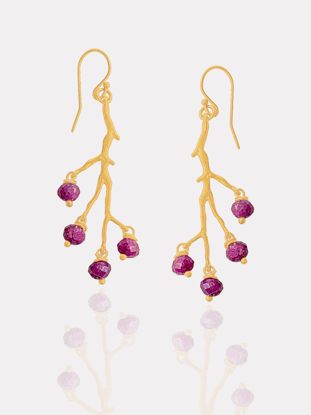 Ruby Amulette Earrings