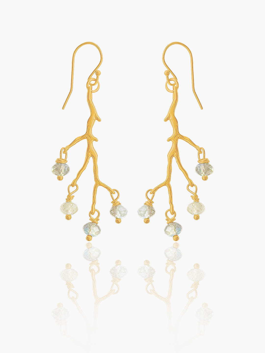 PENDIENTES AMULETTE LABRADORITA
