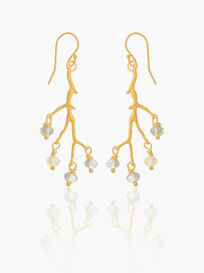 PENDIENTES AMULETTE LABRADORITA