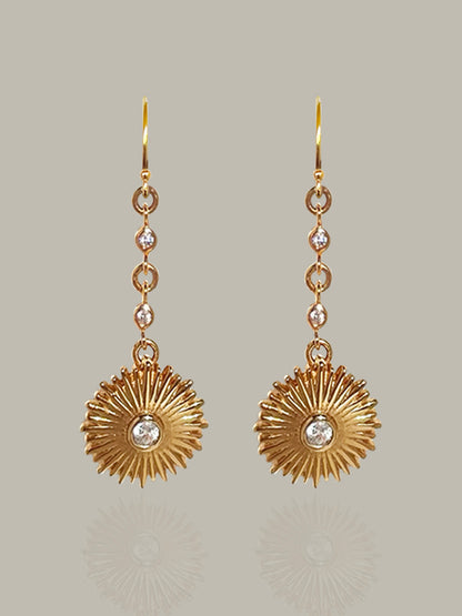 Pendientes Baby Sun Gold