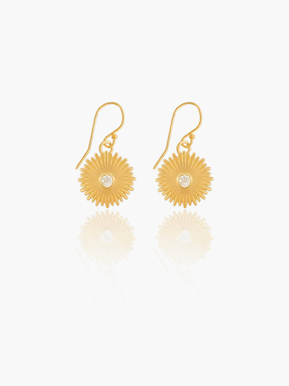 PENDIENTES BABY SUN GOLD SHORT