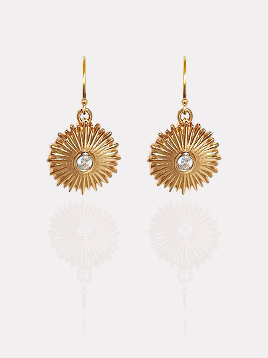 Pendientes Baby Sun Gold Short