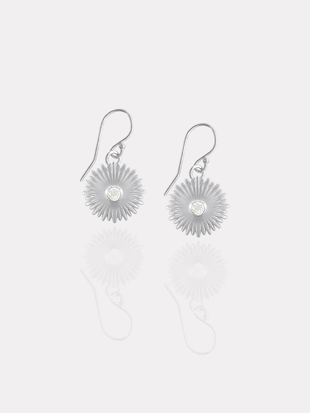 Baby Sun Silver Earrings